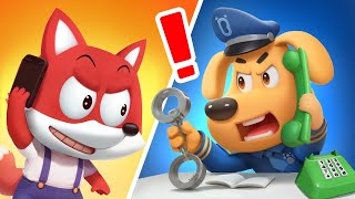 Joking Calls☎️ Police Cartoon  Kids Cartoon  Sheriff Labrador  BabyBus [upl. by Candie98]