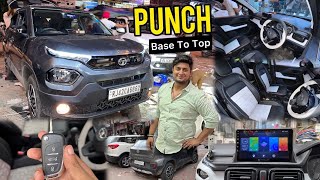 Tata Punch Pure Modification Under Budget of 35K ✅ Tata Punch Pure Modified [upl. by Anoed722]