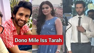 Mishkat Varma and Tanisha Mehta Shoot For Colors TVs New Show Dono Mile Iss Tarah In Prayagraj [upl. by Acirderf308]