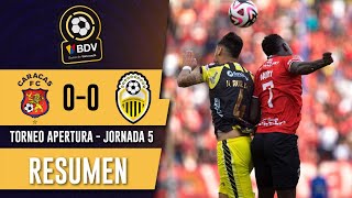 Luchado clásico en ambas áreas  Caracas Vs Táchira  LigaBcodeVenezuela  Jornada 5  LigaFUTVE [upl. by Tonina]