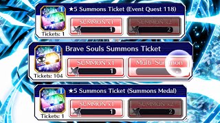 Summons Session 100 Tickets  Bleach Brave Souls [upl. by Enaxor727]