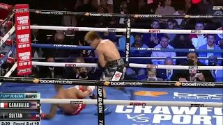 Jonas Sultan vs Carlos Caraballo Full Fight Full Screen HD boxing [upl. by Eednac]