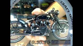 Car Room TV Minichamps 112 Vincent Black Shadow Motorcycle [upl. by Haliek523]