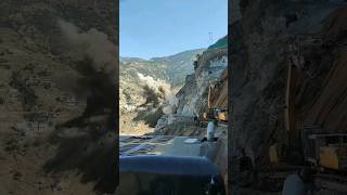 Road contraction brock blasting viral shorts [upl. by Uund32]