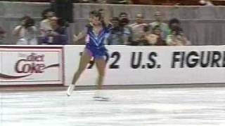 Tonia Kwiatkowski  1992 US Nationals Ladies Free Skate [upl. by Dunkin]