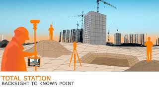 XPAD Ultimate  TOTAL STATION  Backsight to known point [upl. by Darelle]