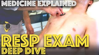 Respiratory Examination Explained  Clinical Skills Deep Dive  Medical School Revision  Dr Gill [upl. by Zebapda]