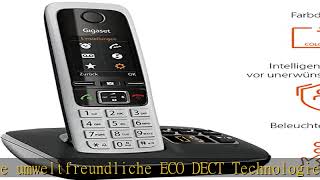 Gigaset C430A Schnurloses Telefon mit Anrufbeantworter DECT Telefon mit Freisprechfunktion klassi [upl. by Meris530]