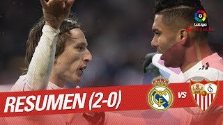 Resumen de Real Madrid vs Sevilla FC 20 [upl. by Aihsel]