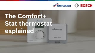 The Comfort Stat thermostat explained  Worcester Bosch [upl. by Joletta]