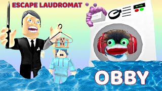 Fizzy Plays Escape the Evil Roblox Laundromat Obby [upl. by Jayson]