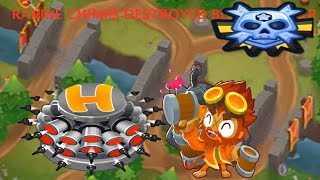 RAVINE CHIMPS BLACK BORDER NO MICRO EASY BTD6 GUIDE STRATEGY BOSS RUSH ELITE BOSS [upl. by Ydahs57]