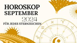 Horoskop für September 2024 für jedes Tierkreiszeichen [upl. by Conah55]