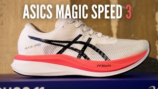 ASICS Magic Speed 3 Preview  ¿A la tercera va la vencida [upl. by Bysshe]