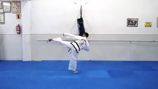 Joong Gun  Tul  Patterns  Formas  Taekwondo ITF 4 Gup [upl. by Drida]