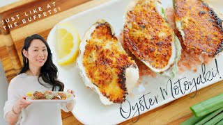 Japanese Style Miso Baked Oysters ♥ Oyster Motoyaki [upl. by Cam439]