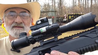 Pinty 4 in 1 rifle scope combo range review [upl. by Silevi]