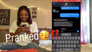 LYRIC PRANK ON •BOYFRIEND‼️ [upl. by Suirradal]