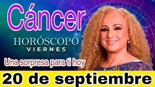 horoscopo de hoy Cáncer  Horóscopo Diario  Cáncer  20 de septiembre de 2024 [upl. by Borries]