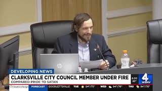 Clarksville city council member under fire [upl. by Asirrom326]