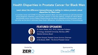 Webinar Health Disparities in Prostate Cancer for Black Men [upl. by Blakeley]