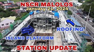 PNR NSCR MALOLOS STATION LATEST UPDATE JANUARY 21 2024 DOTrPh PNR TNDB NSCR NORTHSOUTH FYP [upl. by Intruok]