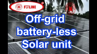 Flyline 15KVA Solar Grid Compensating unit batteryless grid sharing solar power pantMurickensGroup [upl. by Nemraciram475]