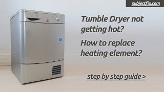 How To Change The Heating Element On A Hotpoint Or Indesit Tumble Dryer [upl. by Nedla]