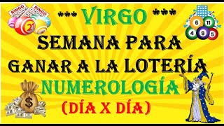 VIRGOGANARÁS FIJO a la LOTERÍA con estos NÚMEROS de la SUERTEdel 11 AL 17 NOVIEMBRE 2024 [upl. by Gignac]