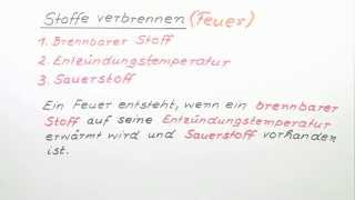 Feuer löschen  Ein Überblick der Methoden  Chemie  Allgemeine und anorganische Chemie [upl. by Leirua]