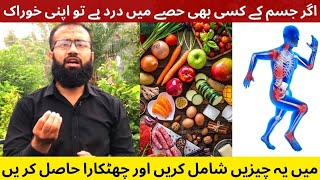 Diet for Pain Relief by Chiropractor Sulman Feroz Best Chiropractor in Pakistan DietforPainRelief [upl. by Noyart]