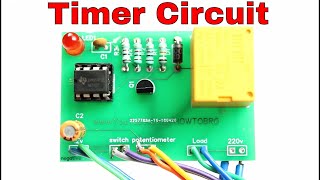 How to make a timer device for any electrical appliances pcb prototype [upl. by Yekim492]