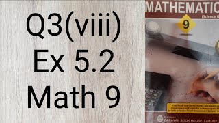 Class 9 Maths Chapter 5  Math 9 Ex 52 Q3part 8  factorization [upl. by Ynnub851]