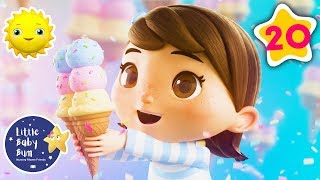 Ice Cream Song  Many More  Nursery Rhymes  Little Baby Morning [upl. by Stanwinn]