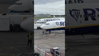 Ryanair planes ryanair plane planespotting airplane [upl. by Nalym]