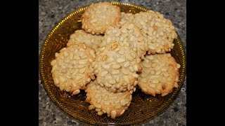 Making Pignoli Cookies Using Giada De Laurentiis Recipe on Food Network [upl. by Louie]