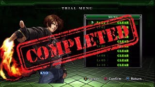 KoF XIII Kyo Kusanagi trials unedited [upl. by Acisey]