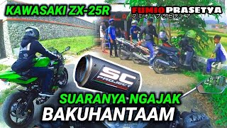 ZX25R KETIKA PAKAI KNALPOT ITALI SC PROJECT BEKAS MOGE 1000CC [upl. by Ademla]