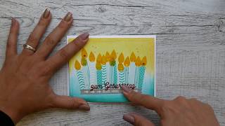 Shining Candle Card  Chibitronics  MFT Stamps [upl. by Otrebogir592]