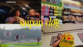 SAIPAN TRAVEL VLOG🇲🇵 shopping hauls archery mukbang and yapping 💌 [upl. by Tnecniv]