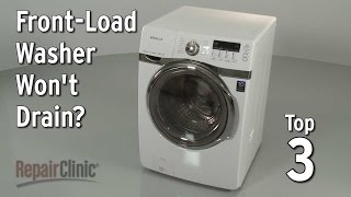 Washer Won’t Drain — Washing Machine Troubleshooting [upl. by Nojram]