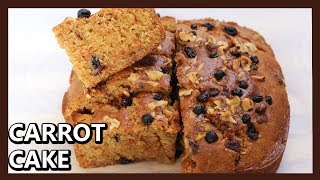 Eggless Whole Wheat Carrot Cake  Super Soft amp Moist Cake  How to Make Easy Eggless Carrot Cake [upl. by Lorinda]