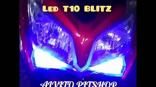 Led T10 Senja Strobo  Blitz Vario 125 old [upl. by Guendolen]