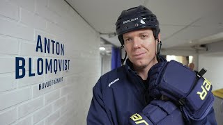 Anton Blomqvist inför HV71Rögle BK [upl. by Leander]