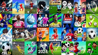 TOP 45 FOOTBAll SPORT GAMES FOR ANDROID 2025 [upl. by Boarer]