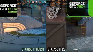 GTX 750 Ti vs GTX 650 Ti Boost [upl. by Bettine]