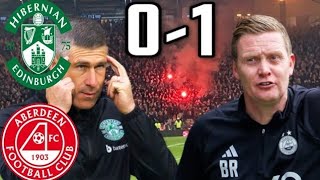 HEARTBREAK AT HAMPDEN  Hibernian 01 Aberdeen  The Hibs Vlog 6 [upl. by Ixel50]