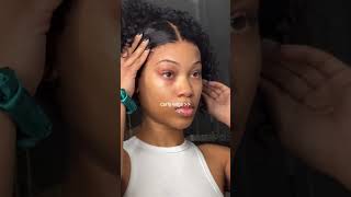 deep curly wave wig wigs hairstyle worldnewhairwigtutorial shorts fyp [upl. by Humfrey]