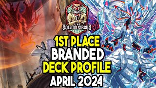 YuGiOh 1st Place Branded Despia Deck Profile April 2024 [upl. by Anayit]