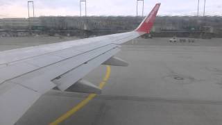 Air Berlin B737800 Pushback amp TakeOff from CologneBonn [upl. by Trudie158]